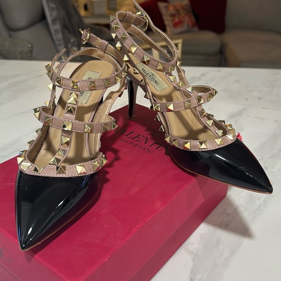 Shoes - Inspired spike heels with red box